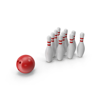 Bowling Ball and Pins PNG & PSD Images
