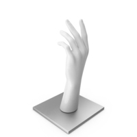 White Hand on Metal Base PNG & PSD Images