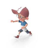 Cartoon Boy Jumping PNG & PSD Images