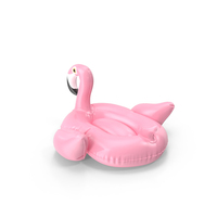 Rose Gold Flamingo Pool Float PNG & PSD Images