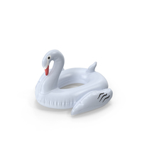 White Swan Pool Float PNG & PSD Images