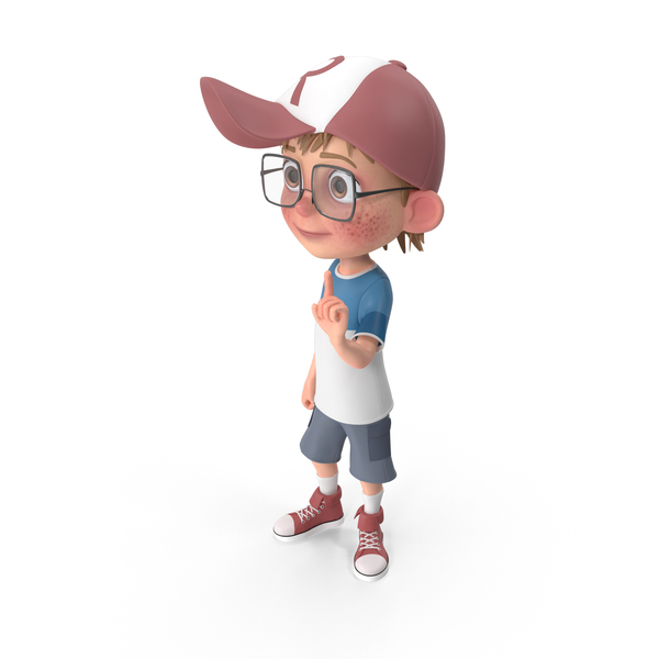 Cartoon Boy Attention PNG & PSD Images