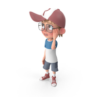 Cartoon Boy Confused PNG & PSD Images