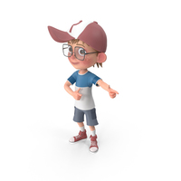 Cartoon Boy Direct Attention PNG & PSD Images