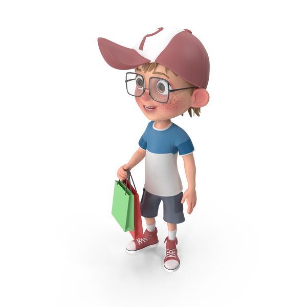 Cartoon Boy Shopping PNG & PSD Images Cartoon Boy Shopping PNG & PSD Images