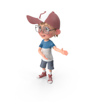 Cartoon Boy Showing PNG & PSD Images