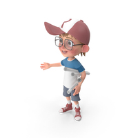 Cartoon Boy Holding Plans PNG & PSD Images
