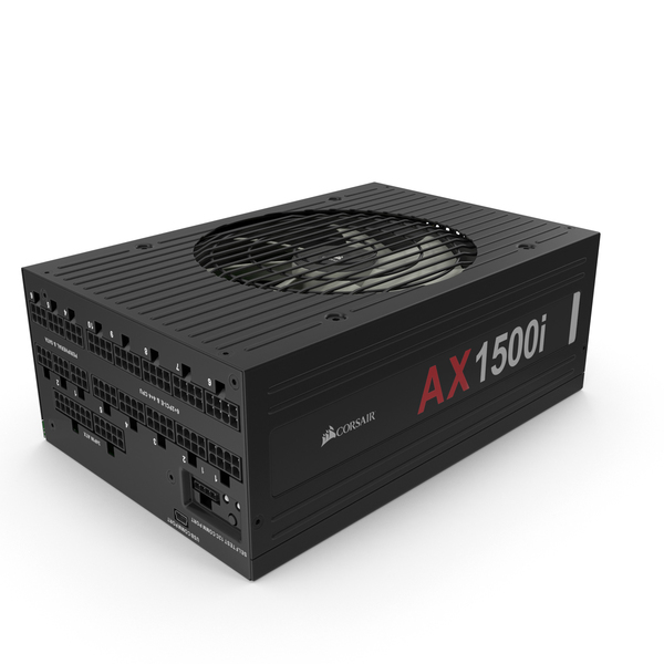 Corsair AX 1500i Power Supply PNG & PSD Images