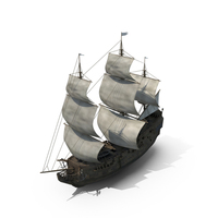 Galleon Ship PNG和PSD图像