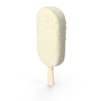 White Chocolate Ice Cream On A Stick PNG & PSD Images