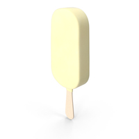 White Chocolate Ice Cream On A Stick PNG & PSD Images