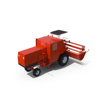 Open-Cab Combine Harvester PNG & PSD Images
