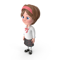 Cartoon Girl Sad PNG & PSD Images
