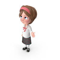 Cartoon Girl Rolling Eyes PNG & PSD Images