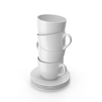 Small White Cup White PNG & PSD Images