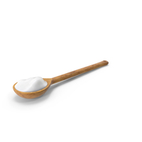 Wooden Spoon With Ice Cream PNG & PSD Images