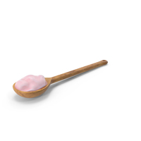Wooden Spoon With Ice Cream PNG & PSD Images