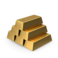 Gold Bars Pile PNG & PSD Images