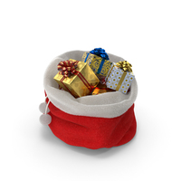 Santa's Bag with Gifts PNG & PSD Images