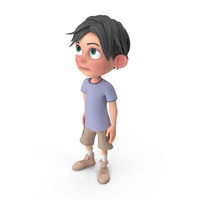 Cartoon Boy Jack Bored PNG & PSD Images