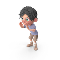 Cartoon Boy Jack Cheering PNG & PSD Images