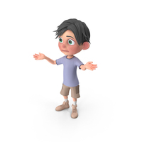 Cartoon Boy Jack Lost PNG & PSD Images
