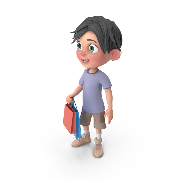Cartoon Boy Jack Shopping PNG & PSD Images Cartoon Boy Jack Shopping PNG & PSD Images