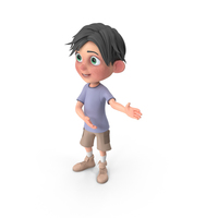 Cartoon Boy Jack Showing PNG & PSD Images