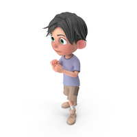 Cartoon Boy Jack Guarding PNG & PSD Images
