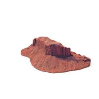 砂岩Butte PNG和PSD图像