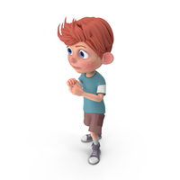 Cartoon Boy Charlie Guarding PNG & PSD Images
