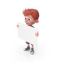 Cartoon Boy Charlie Sign PNG & PSD Images