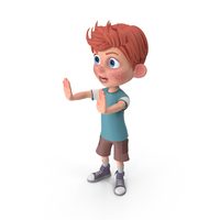 Cartoon Boy Charlie Stopping PNG & PSD Images