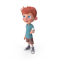 Cartoon Boy Charlie Talking PNG & PSD Images