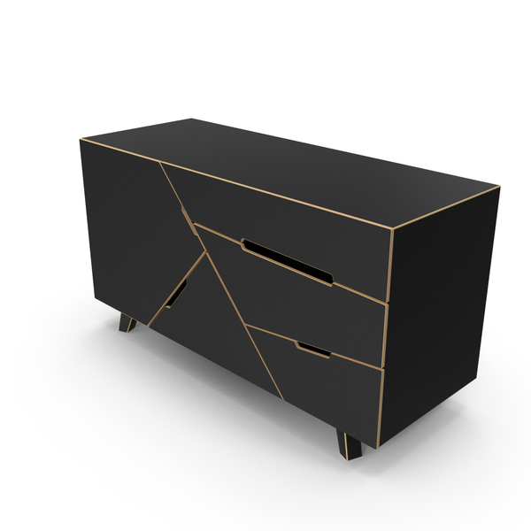 Tangram Sideboard PNG & PSD Images