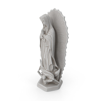 Our Lady of Guadalupe Statue PNG & PSD Images