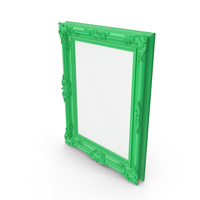 Green Baroque Picture Frame PNG & PSD Images