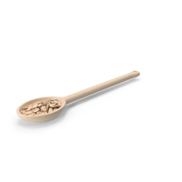 Wooden Spoon of Oats PNG & PSD Images