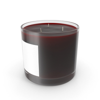 Scented Candle Big Glass Cherry PNG & PSD Images