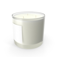 Scented Candle Big Glass White PNG & PSD Images