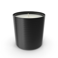 Single Wick Scented Candle Black PNG & PSD Images