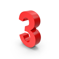 Number 3 PNG & PSD Images