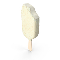 Ice Cream On A Stick Bitten White PNG & PSD Images