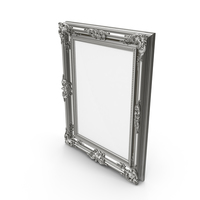 Silver Picture Frame PNG & PSD Images