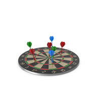 Dartboard on Side PNG & PSD Images
