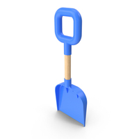 Beach Shovel Blue PNG & PSD Images