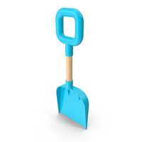 Beach Shovel Light Blue PNG & PSD Images