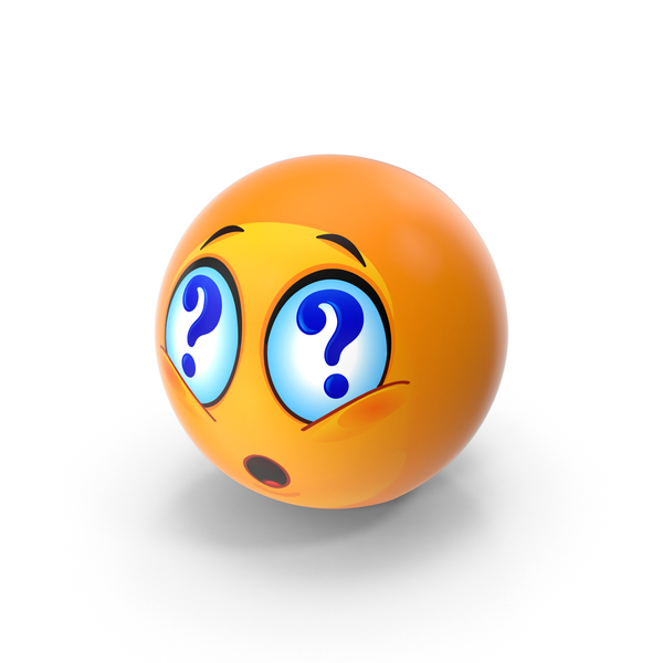 Confused Emoji PNG & PSD Images Confused Emoji PNG & PSD Images
