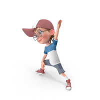 Cartoon Boy Harry Doing Aerobics PNG & PSD Images
