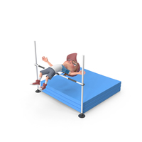 Cartoon Boy Harry High Jump PNG & PSD Images
